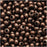 Genuine Metal Seed Beads 8/0 Antiqued Copper 38 Grams