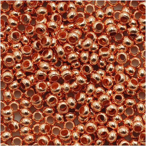 Genuine Metal Seed Beads 11/0 Copper 16 Grams