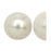 Acrylic Faux Pearl Flatback Cabochons 16mm - Pearlized White (12 pcs)