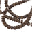 Dark Brown Wood Coconut Shell Rondelle Beads - 5x3mm - 16 Inch Strand