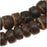 Dark Brown Wood Coconut Shell Rondelle Beads - 5.5mm Diameter - 15.5 Inch Strand