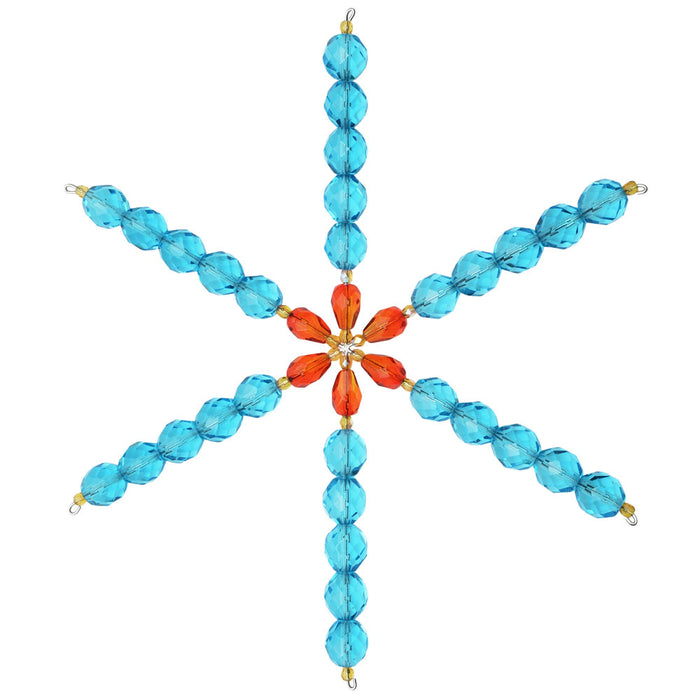 Aquamarine Flower Suncatcher