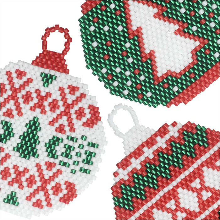 Brick Stitch Ornaments