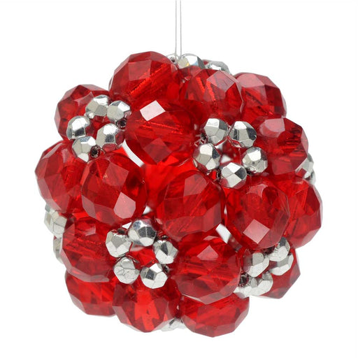 Ornate Beaded Bead Christmas Ornament