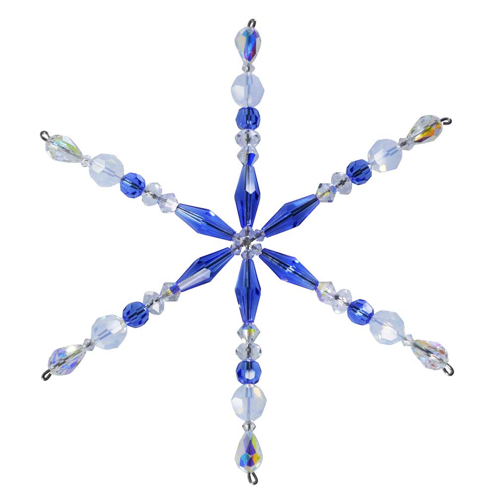 Retired - Snowflake Ornament with Austrian Crystals