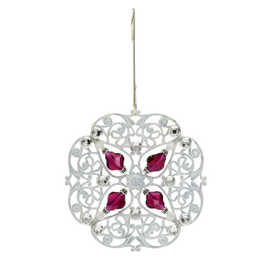 Retired - Baroque Filigree Ornament in Silver