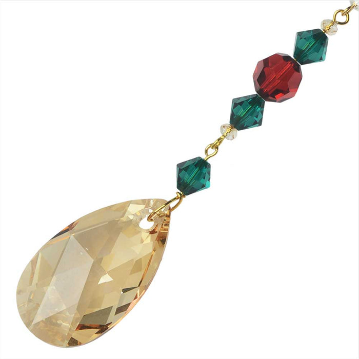 Retired - Sparking Drop Ornament featuring Austrian Crystals