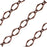 Antiqued Copper Galeria Chain, 5.5mm Oval Links, by the Foot