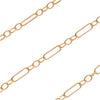 14/20 Gold FIlled Delicate Figaro Chain, 1.5mm, by the Foot