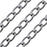 Stainless Steel Flat Curb Chain 8x4.5mm, by the Foot