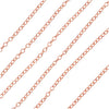 Copper Cable Chain 1.8mm, by the Foot