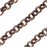 Vintaj Natural Brass Rolo Chain, 3.5mm, by the Foot