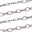Antiqued Silver Plated Figure Eight Chain, 2mm, by the Foot