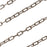 Antiqued Brass Fancy Krinkle Chain, 2mm, by the Foot