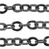Gun Metal Plated Flat Cable Chain, 4.3mm, by the Foot