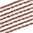 Antiqued Copper Plated Twisted Rope Chain, 4mm, by the Foot