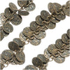 Charm Chain, Coin 10mm, Antiqued Brass, Cut to Order, by the Inch