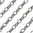 Antiqued Silver Plated Fancy Embossed Celtic Pattern Cable Chain, 8.5x6.5mm, by the Foot