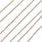 Vintaj Natural Brass Delicate Cable Chain, 3x2mm, by the Foot