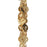Charm Chain, 7mm Skull Shaped Dangle Charm, Gold Tone Plated (1 inch)
