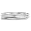 Leather Cord, Round 1.5mm, White, by Leather Cord USA (1 yard)