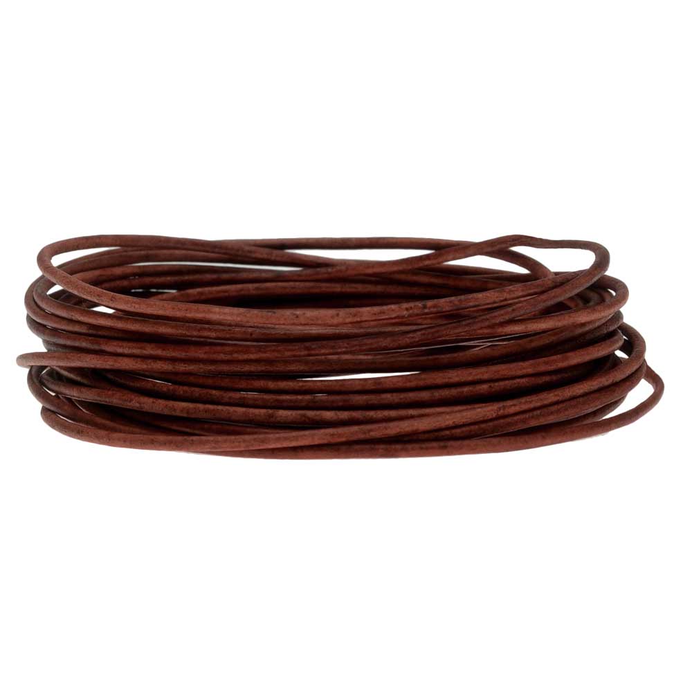 1.5mm Round Leather Cord for Wrap Leather Jewelry
