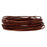 Leather Cord, Round 1.5mm, Natural Antique Brown, by Leather Cord USA (1 yard)