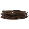 Leather Cord, Round 2mm, Chocolate, by Leather Cord USA (1 yard)