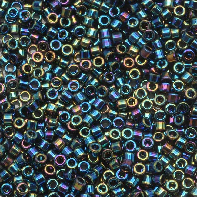 Miyuki Delica Seed Beads, 11/0 Size, Medium Blue Iris DB005 (7.2 Grams)