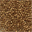 Miyuki Delica Seed Beads, 11/0 Size, Metallic Lt Bronze DB022L (7.2 Grams)