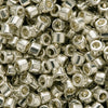 Miyuki Delica Seed Beads, 11/0 Size, Galvanized Silver Metallic DB035 (7.2 Grams)