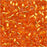 Miyuki Delica Seed Beads, 11/0 Size, Silver Lined Orange DB045 (7.2 Grams)