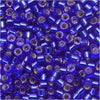 Miyuki Delica Seed Beads, 11/0 Size, Silver Lined Sapphire DB047 (7.2 Grams)