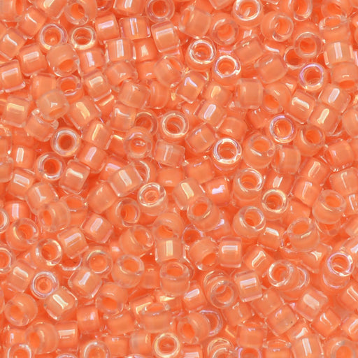 Miyuki Delica Seed Beads, 11/0 Size, #068 Lined Yellow Orange (7.2 Gram Tube)