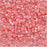 Miyuki Delica Seed Beads, 11/0 Size, Rose Pink Lined Crystal AB DB070 (7.2 Grams)