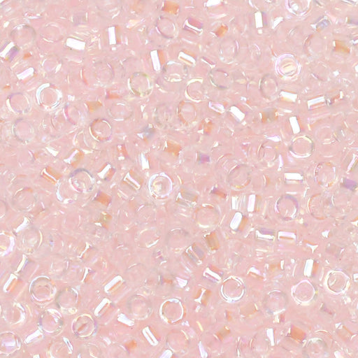 Miyuki Delica Seed Beads, 11/0 Size, #082 Light Pink AB (7.2 Gram Tube)