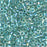 Miyuki Delica Seed Beads, 11/0 Size, Lt Seafoam Lined Crystal AB DB084 (7.2 Grams)