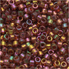 Miyuki Delica Seed Beads, 11/0 Size, Gold Red Luster DB103 (2.5