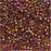 Miyuki Delica Seed Beads, 11/0 Size, Gold Red Luster DB103 (2.5" Tube)