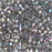 Miyuki Delica Seed Beads, 11/0 Size, Transparent Grey Iris DB107 (2.5" Tube)