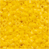 Miyuki Delica Seed Beads, 11/0 Size, Opaque Canary Yellow DB1132 (2.5