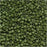 Miyuki Delica Seed Beads, 11/0 Size, Opaque Avocado Green DB1135 (2.5" Tube)