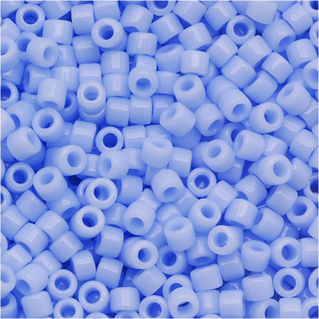 Miyuki Delica Seed Beads, 11/0 Size, Opaque Agate Blue DB1137 (2.5" Tube)