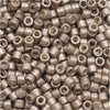 Miyuki Delica Seed Beads, 11/0 Size, Galvanized Silver Frost Pewter DB1159 (2.5