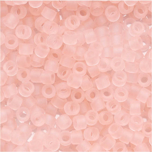 Miyuki Delica Seed Beads, 11/0 Size, Transparent Pink Mist DB1263 (7.2 Grams)