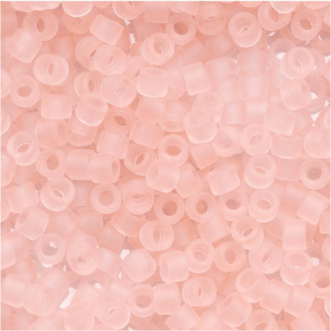 Miyuki Delica Seed Beads, 11/0 Size, Transparent Pink Mist DB1263 (7.2 Grams)