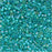 Miyuki Delica Seed Beads, 11/0 Size, Transparent Matte Caribbean Teal AB DB1283 (2.5" Tube)