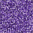 Miyuki Delica Seed Beads, 11/0 Size, Dyed Silver Lined Lilac DB1347 (2.5" Tube)