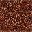 Miyuki Delica Seed Beads, 11/0 Size, Silver Lined Amber DB144 (2.5" Tube)