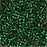 Miyuki Delica Seed Beads, 11/0 Size, Silver Lined Green DB148 (2.5" Tube)
